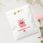 ハッピーバレンタインデーピンクモンスターハート フェイバーバッグ (封をした状態)