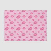 ハッピーバレンタインデーピンクリップスティックブロキス 薄葉紙 (正面)