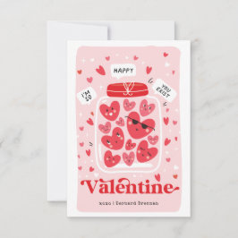 ハッピーバレンタインデーフォトカード 招待状