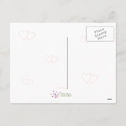 ハッピーバレンタインデーフォトポストカード シーズンポストカード (裏面)