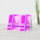 ハッピーバレンタインデーフォーエバーラブハートピンク シーズンカード (裏面)