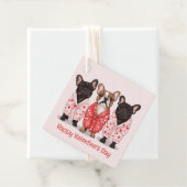 ハッピーバレンタインデーフランスのブルドッグ フェイバータグ (インサイチュ)