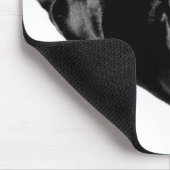 ハッピーバレンタインデーフランスのブルドッグ マウスパッド (コーナー)