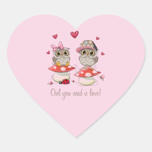 ハッピーバレンタインデーフール ハートシール (正面)