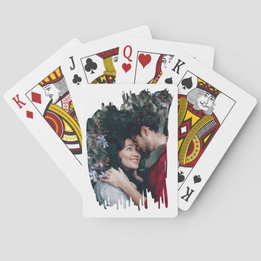 ハッピーバレンタインデーブラシカスタム線写真 トランプ (裏面)