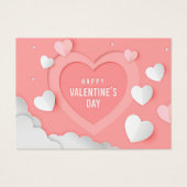 ハッピーバレンタインデープロファイルカード (正面)