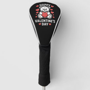 ハッピーバレンタインデーベア ゴルフヘッドカバー