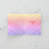 ハッピーバレンタインデーベビーガール シーズンカード (内部)