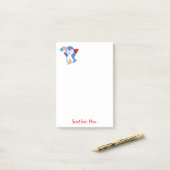 ハッピーバレンタインデーペンギン投稿メモ ポストイット (デスク上)