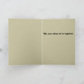 ハッピーバレンタインデーホットエアバルーンスチームパンク シーズンカード (内部)