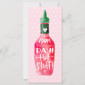 ハッピーバレンタインデーホットサフ |ホットソースボトル (正面)