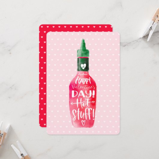 ハッピーバレンタインデーホットサフ |ホットソースボトル (正面/裏面インサイチュ)