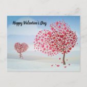 ハッピーバレンタインデーホリディポストカード シーズンポストカード (正面)
