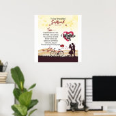 ハッピーバレンタインデーマイガールフレンド ポスター (ホームオフィス)