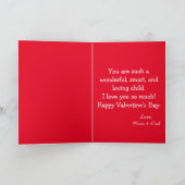 ハッピーバレンタインデーマイチャイルド カード (内部)