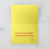 ハッピーバレンタインデーマイドーターライオンテーマ カード (内部)