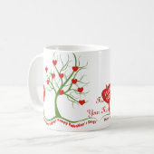 ハッピーバレンタインデーマググ コーヒーマグカップ (正面左)