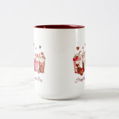 ハッピーバレンタインデーマググ ツートーンマグカップ (中央)