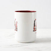 ハッピーバレンタインデーマググ ツートーンマグカップ (中央)