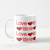 ハッピーバレンタインデーマグスラブマザー・イン・ロー コーヒーマグカップ (左)