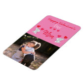 ハッピーバレンタインデーママ写真 マグネット (左側)