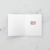 ハッピーバレンタインデーママ シーズンカード (内部)