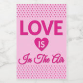 ハッピーバレンタインデーミニワインラベルセット ワインラベル (シングルラベル)