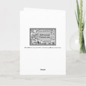 ハッピーバレンタインデーミュージカル蝶ハート カード (裏面)