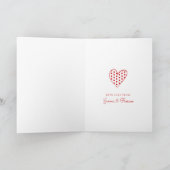 ハッピーバレンタインデーミー&マイキャットホリデーカード シーズンカード (内部)