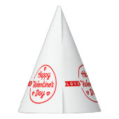 ハッピーバレンタインデーラブパーティーハット パーティーハット (裏面)