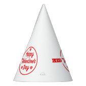 ハッピーバレンタインデーラブパーティーハット パーティーハット (左)