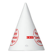 ハッピーバレンタインデーラブパーティーハット パーティーハット (右)