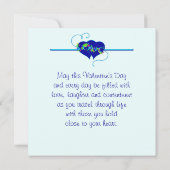 ハッピーバレンタインデーラブフォトカード 招待状 (裏面)