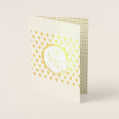 ハッピーバレンタインデーラブリーグエレガントラジュリー金ゴールド 箔カード (正面)