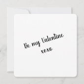 ハッピーバレンタインデーラブ ノートカード (裏面)