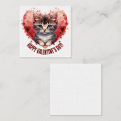 ハッピーバレンタインデーリトルキットウィズハート エンクロージャーカード (正面/裏面)