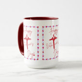 ハッピーバレンタインデーレッドマググ マグカップ (正面左)