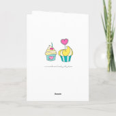 ハッピーバレンタインデーロマンスは空中にある カード (裏面)