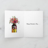 ハッピーバレンタインデーロマンスは空中にある カード (内部)