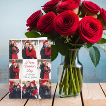 ハッピーバレンタインデーロマンチックなラブフォトコラージュ