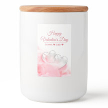 ハッピーバレンタインデーロマンチックグラスハート