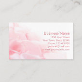 ハッピーバレンタインデーロマンティックグラスハート 割引カード (裏面)