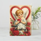 ハッピーバレンタインデーヴィンテージキュー シーズンカード (スタンド正面)