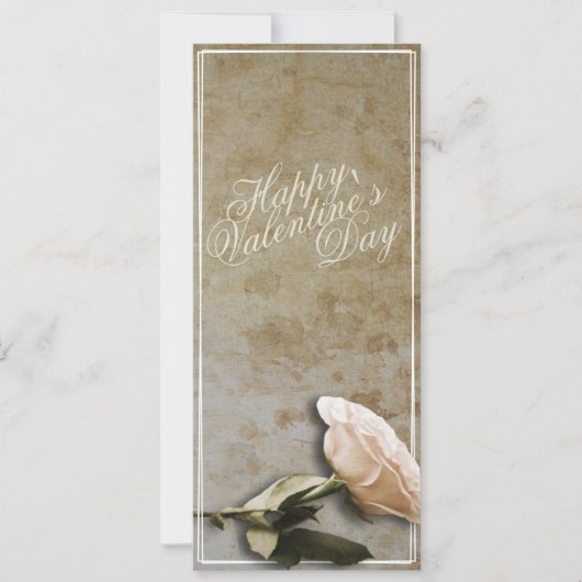 ハッピーバレンタインデー付きバラ (正面)