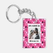 ハッピーバレンタインデー付き キーホルダー (正面左)