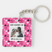 ハッピーバレンタインデー付き キーホルダー (裏面)