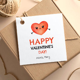 ハッピーバレンタインデー付ベビーハート フェイバータグ