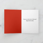 ハッピーバレンタインデー会話するトイレットペーパー シーズンカード (内部)