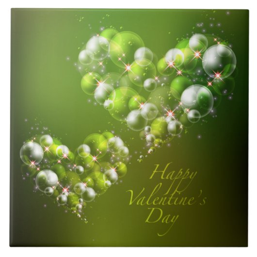 ハッピーバレンタインデー十九瓦 タイル (正面)