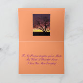 ハッピーバレンタインデー娘グリーティングカード シーズンカード (内部)